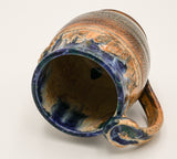 Hand Thrown Large Bison And Stars Mug