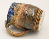 Hand Thrown Large Bison And Stars Mug