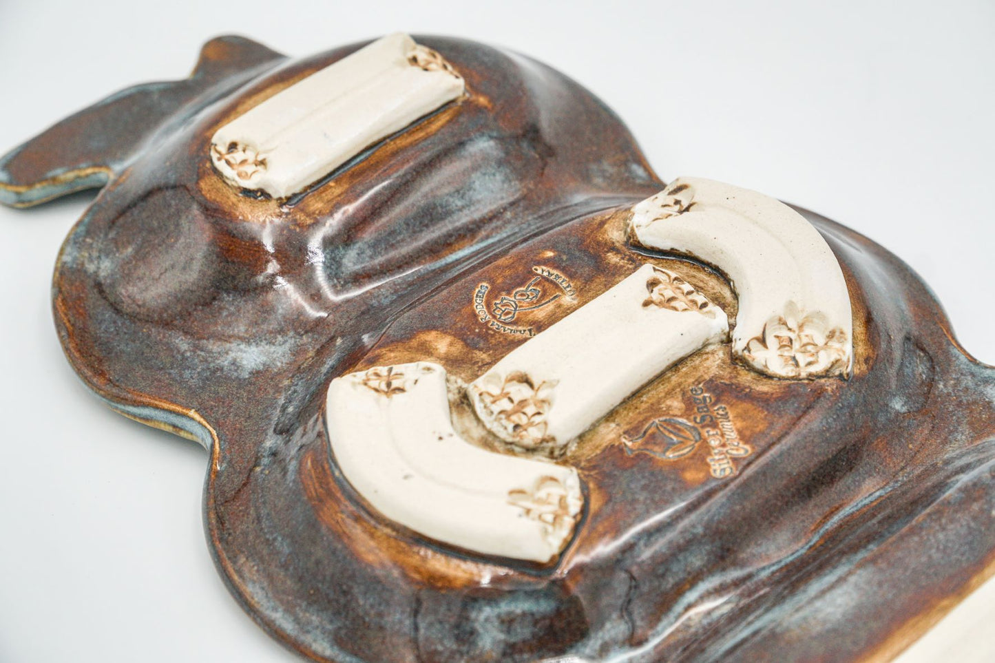Sectional Pumpkin Ceramic Platter