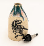 " Skeletal T-Rex " Olive Oil Cruet