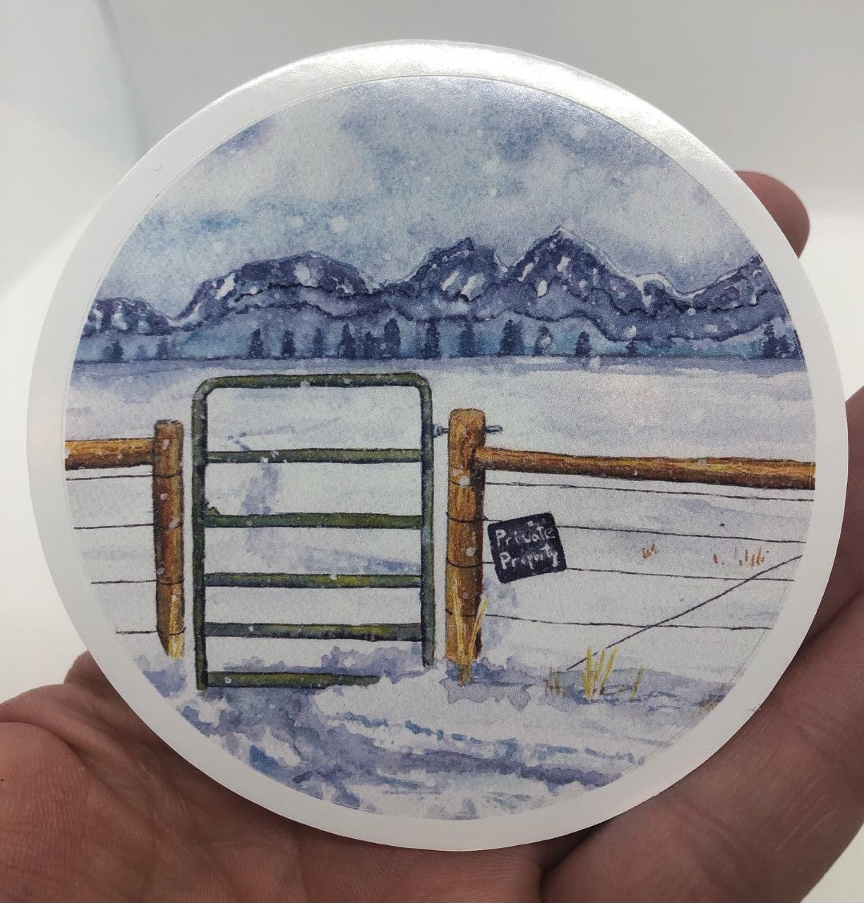 " Unlocked Gate " Sticker
