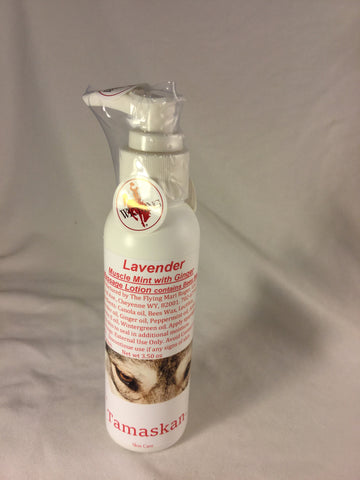 3.5oz Skin Care Lavender Muscle Mint/Ginger Pump Bottle