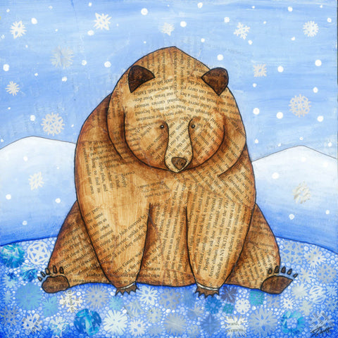 " Rooted Winter " Large Whimsical Print