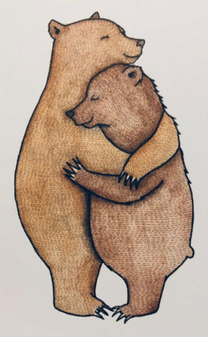 " Bear Hugs " Sticker