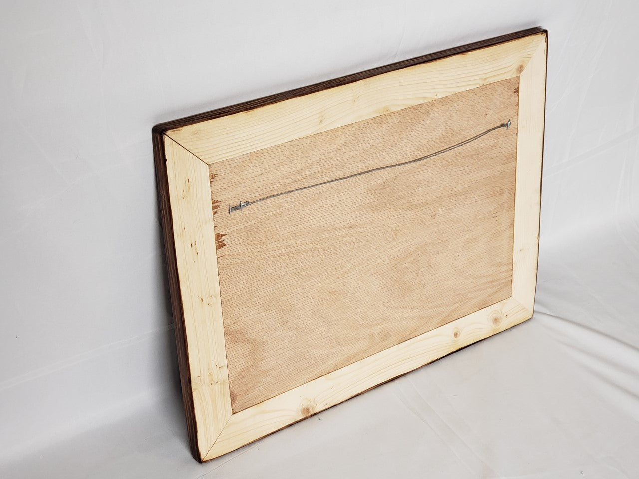 Wall Plaque- Framed Wood Burned Buffalo