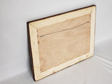 Wood Burned Buffalo In Wooden Frame