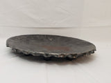 Metal Bowl With Bull Silhouette